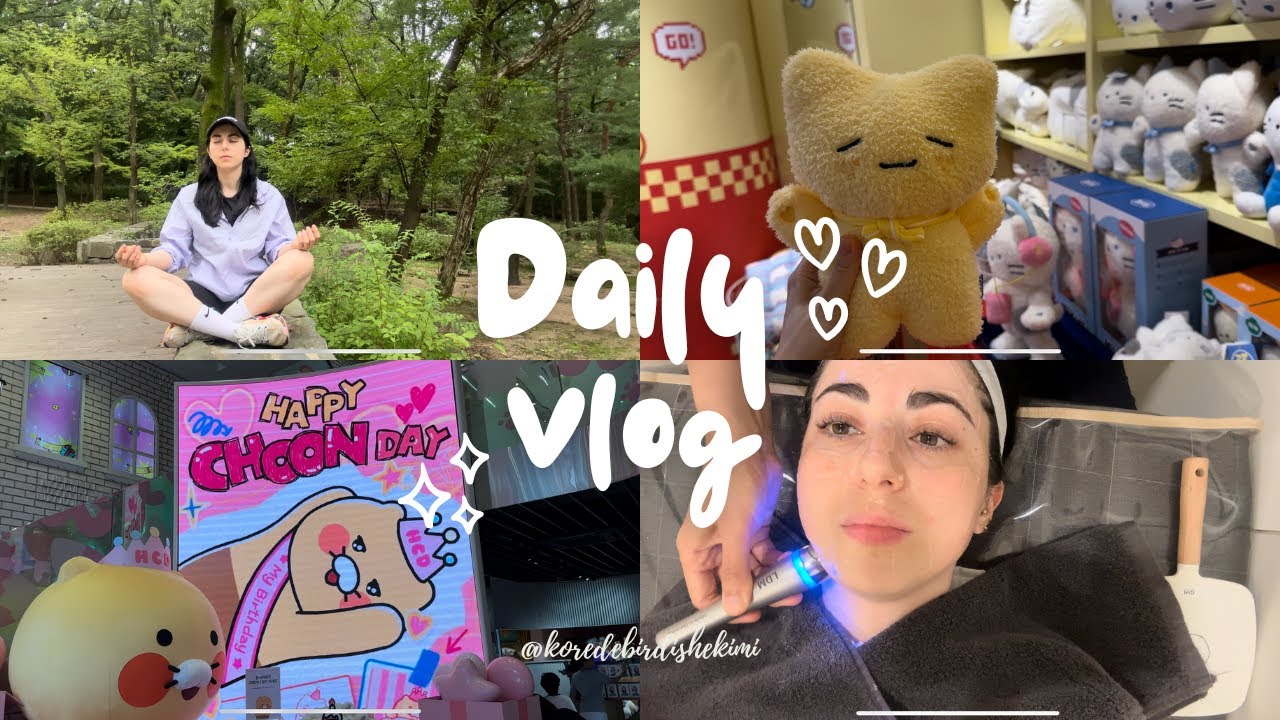 Daily Vlog #9✨ Hayatımda ilk defa cilt bakımı yaptırdım/ Gangnam'da alışveriş 🛍️