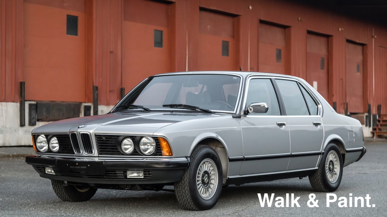 Walk & Paint 1982 BMW 745i Euro ~ Silver Arrow Cars Ltd