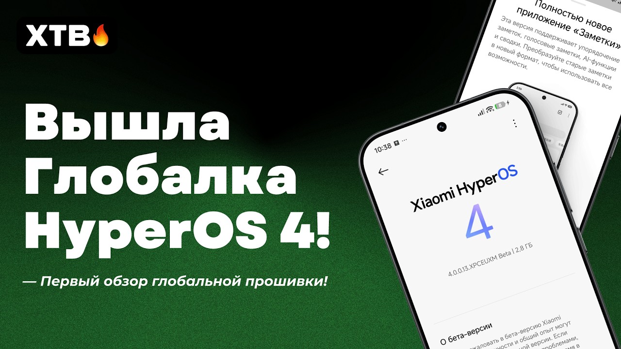 🚀 ПРИШЛА HyperOS 4.0.0.13 Global с Android 17 // Новые Фишки для Xiaomi!