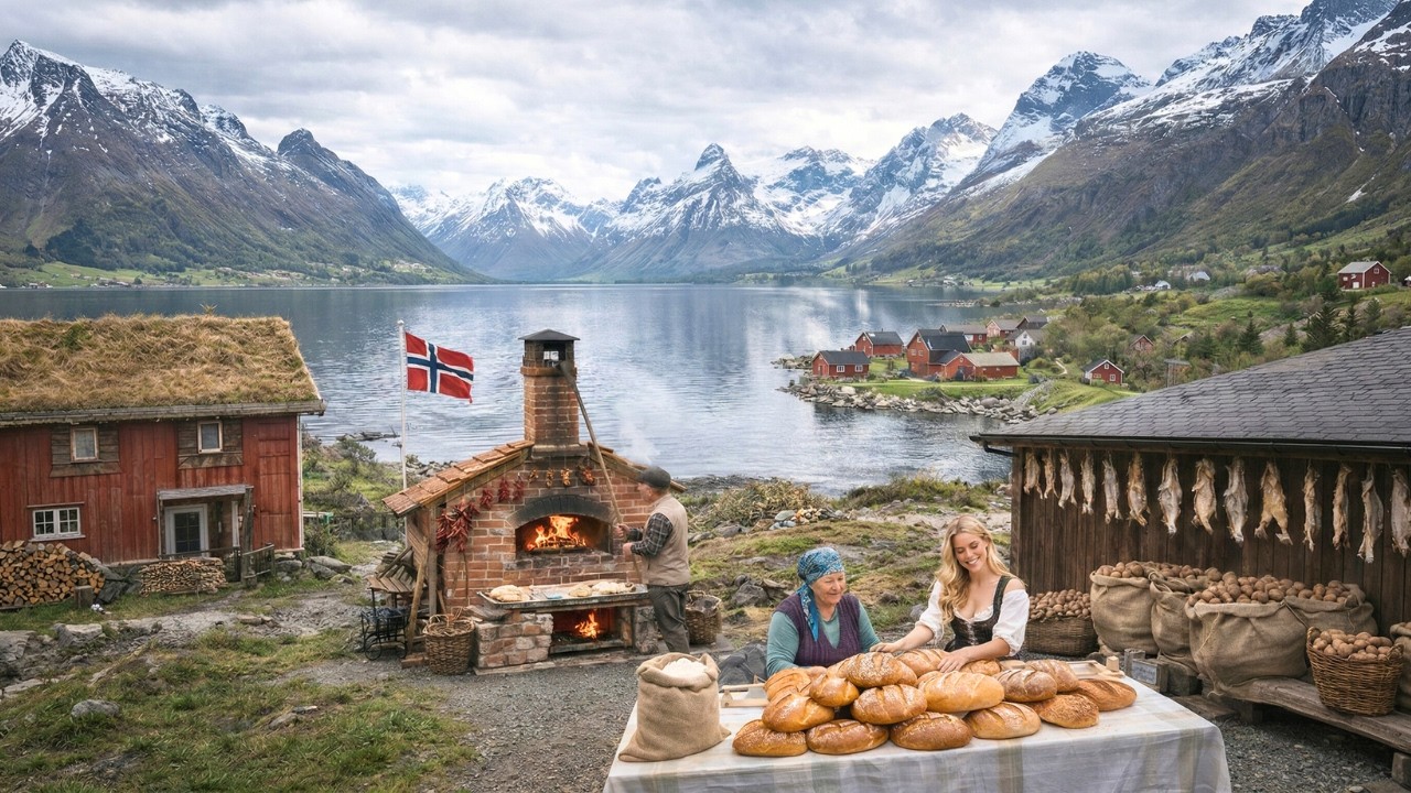 Peaceful Countryside Garden Life - Rustic Potato Bread & Cozy Garden Harvest Baking 🍞🌾