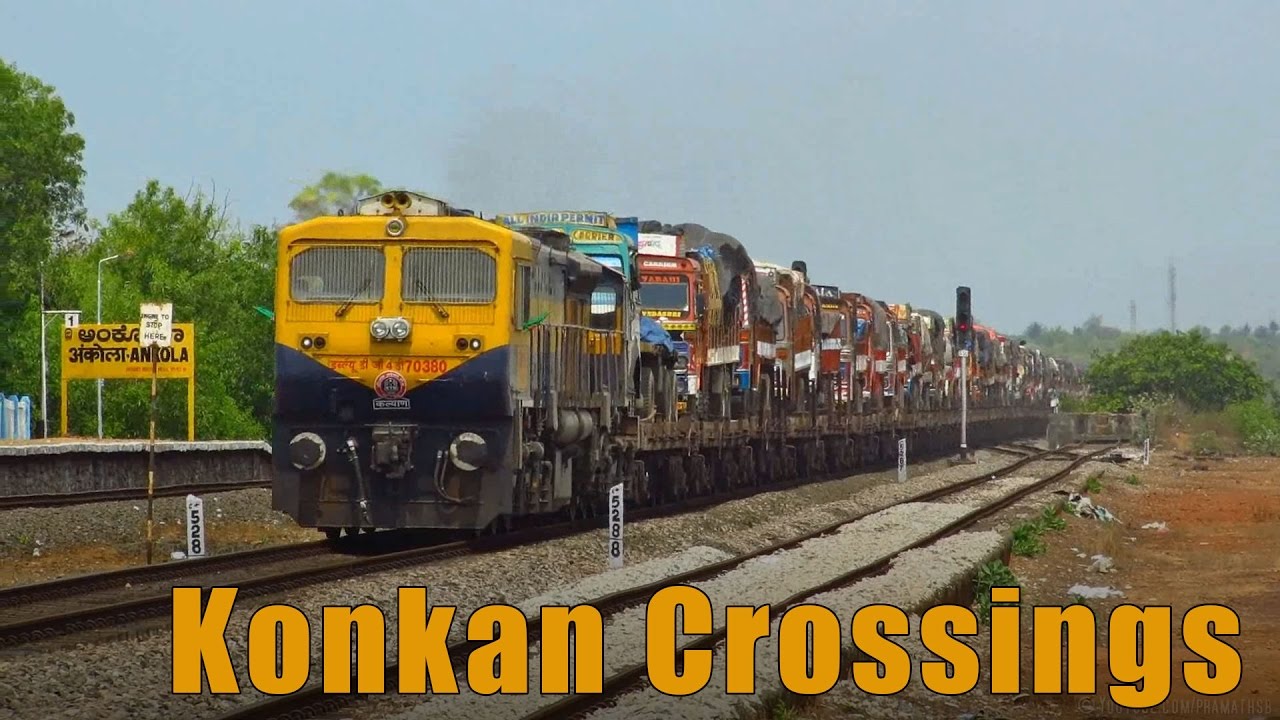 Colourful crossings Collection from Konkan Railway