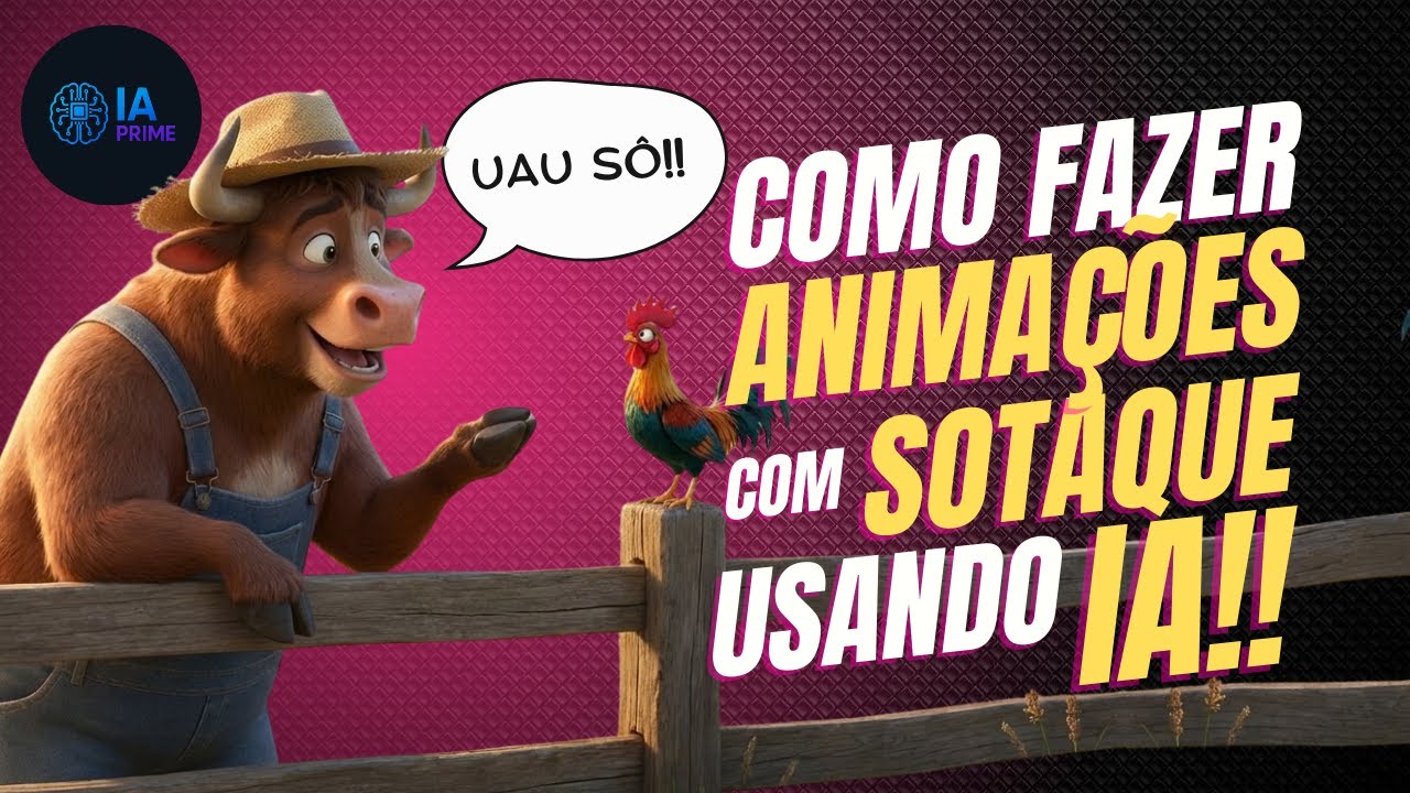 🎙️ COMO FAZER SOTAQUES BRASILEIROS EM ANIMAÇÕES COM IA!