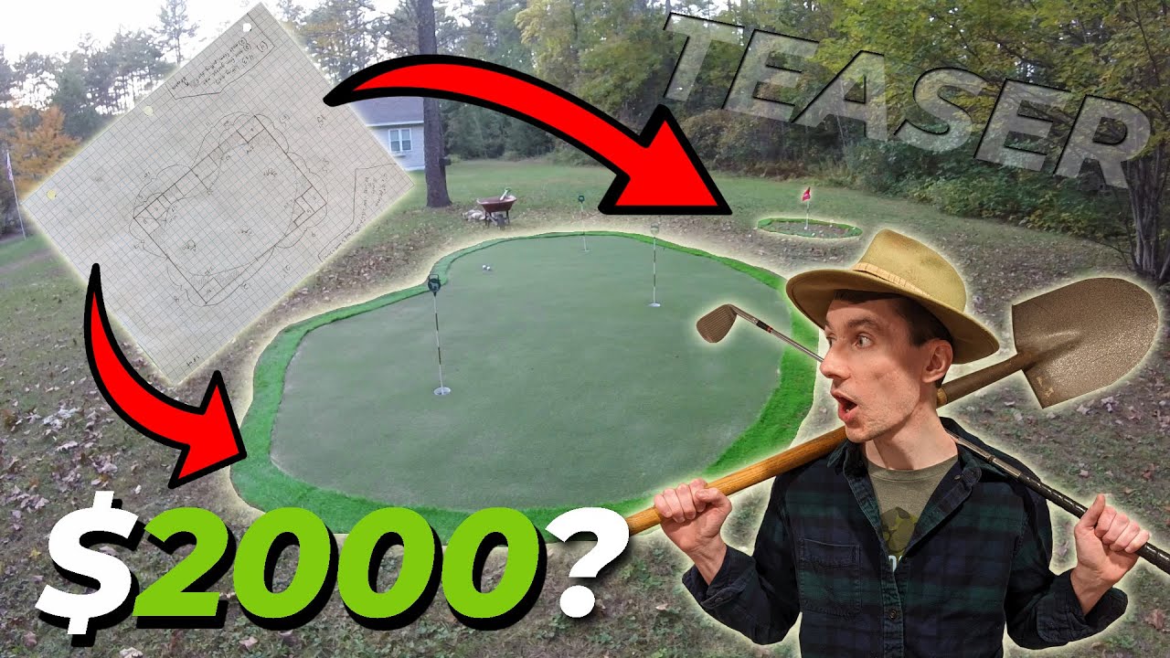 Muskrat Links - An Original Film | Backyard Foam Ball Golf Course Build (TEASER)