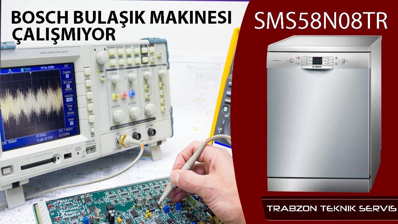 Bosch Bulaşık Makinesi Çalışmıyor SMS58N08TR - Detaylı Ana Kart Tamiri