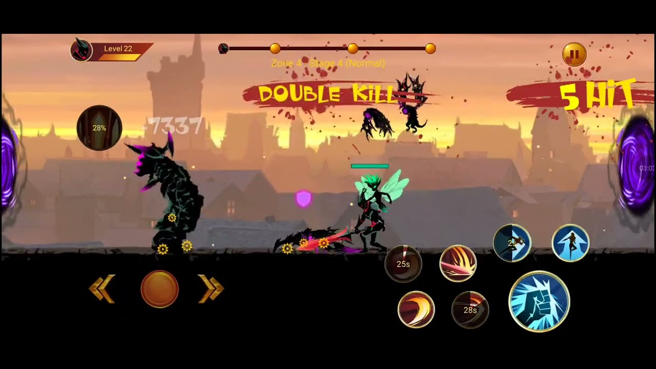Shadow Fighter: Zone 4 (Glorius city) Stage 3-4