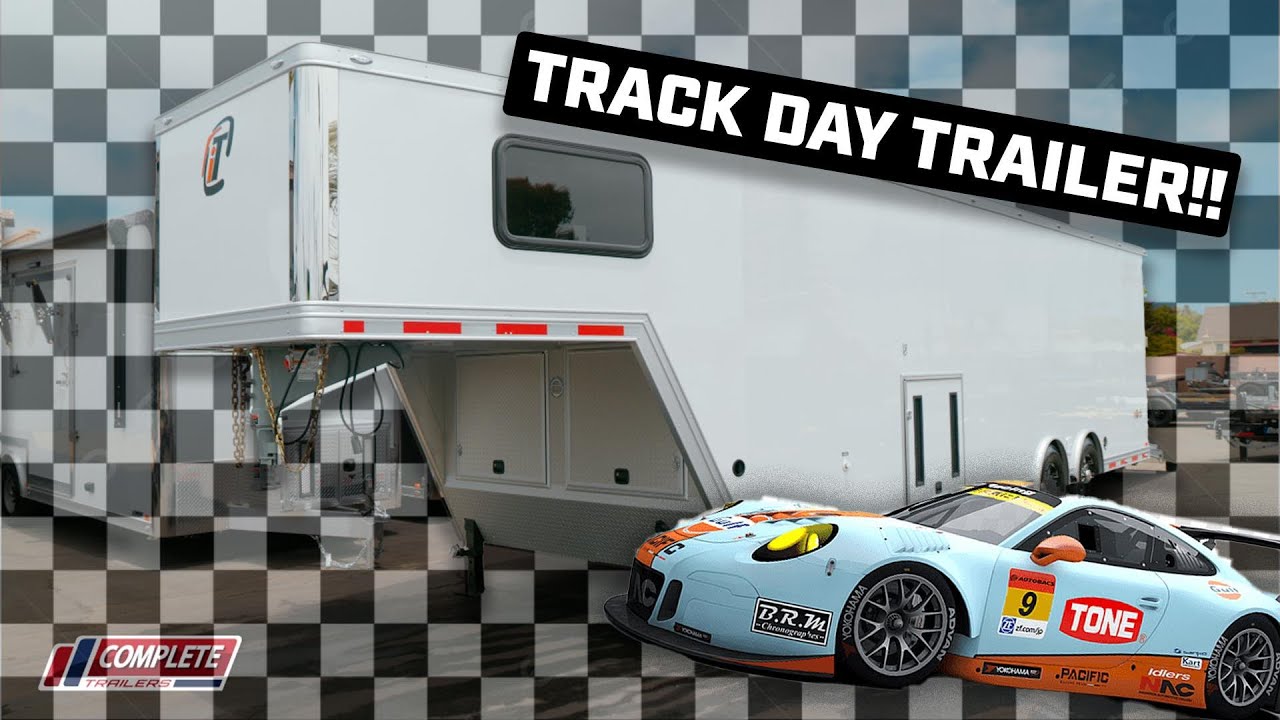 We built the ultimate 36' inTech Track Day Trailer.