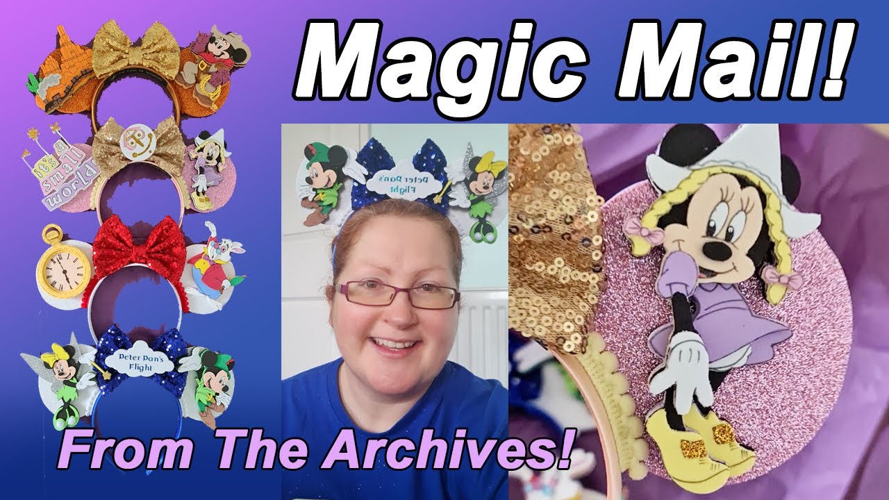 Magic Mail! Limited Edition Custom Made Mouse Ears FROM THE ARCHIVES!