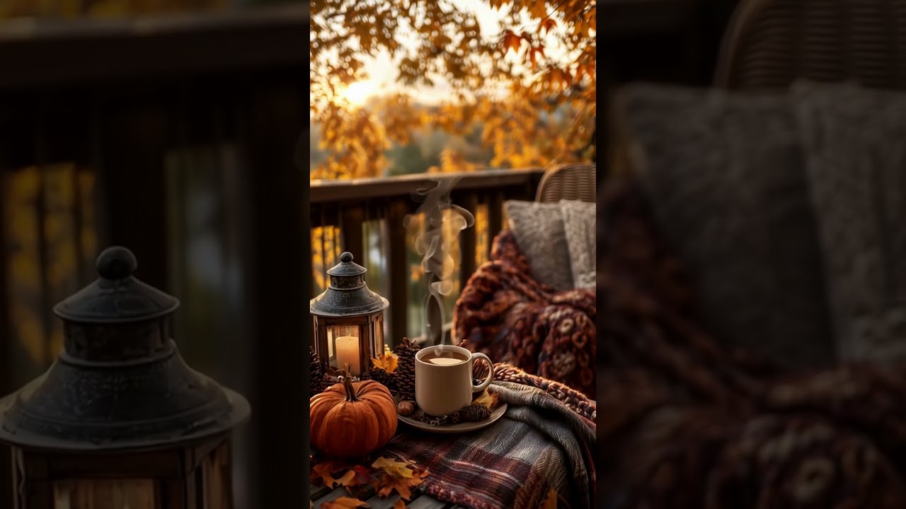 A Peaceful Autumn Coffee Break.  