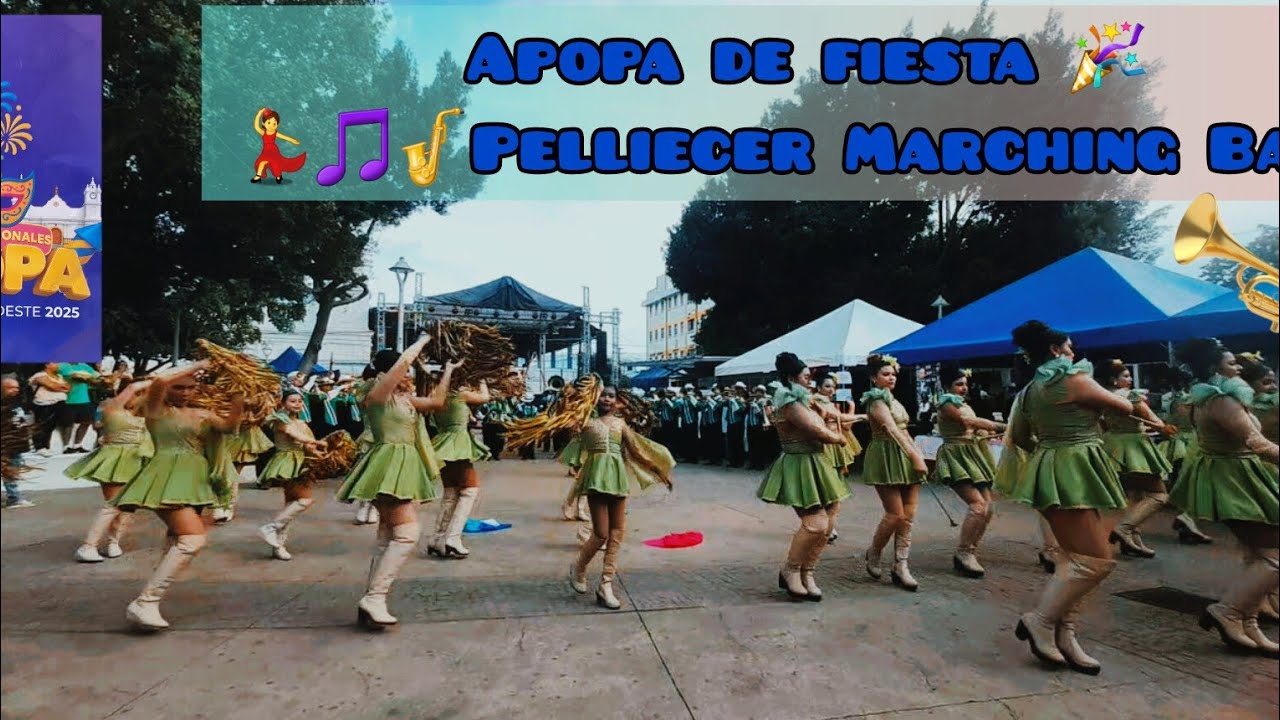 PELLIECER MARCHING BAND APOPA EN SUS FIESTAS 2025 🎉🕺✨️💃💫