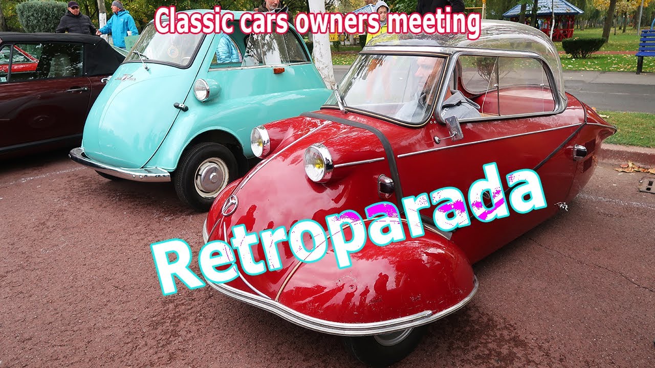 Autumn parade classic cars Bucharest Retroparada
