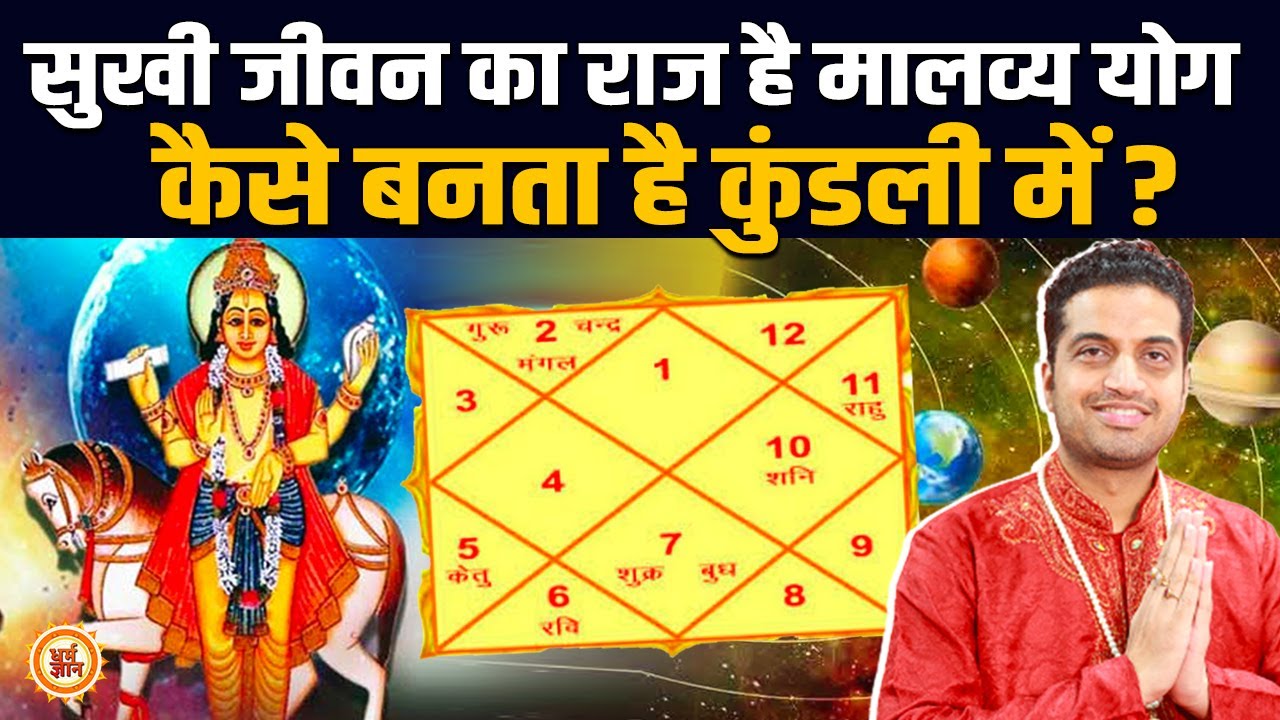 उच्च का शुक्र कुंडली में कैसे बनाता है मालव्य राज योग, दिलाता है चार गुणा शुभ फल | Mayank Sharma