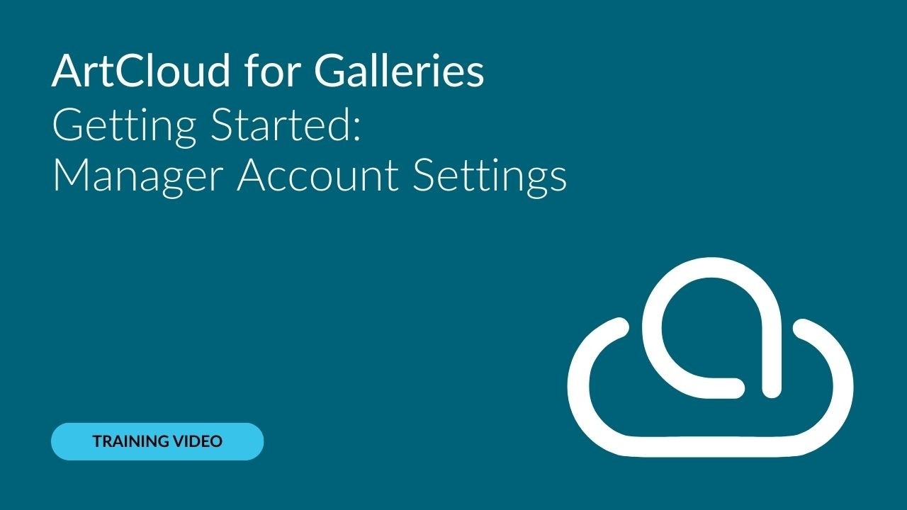 Getting Started: Manager Account Settings