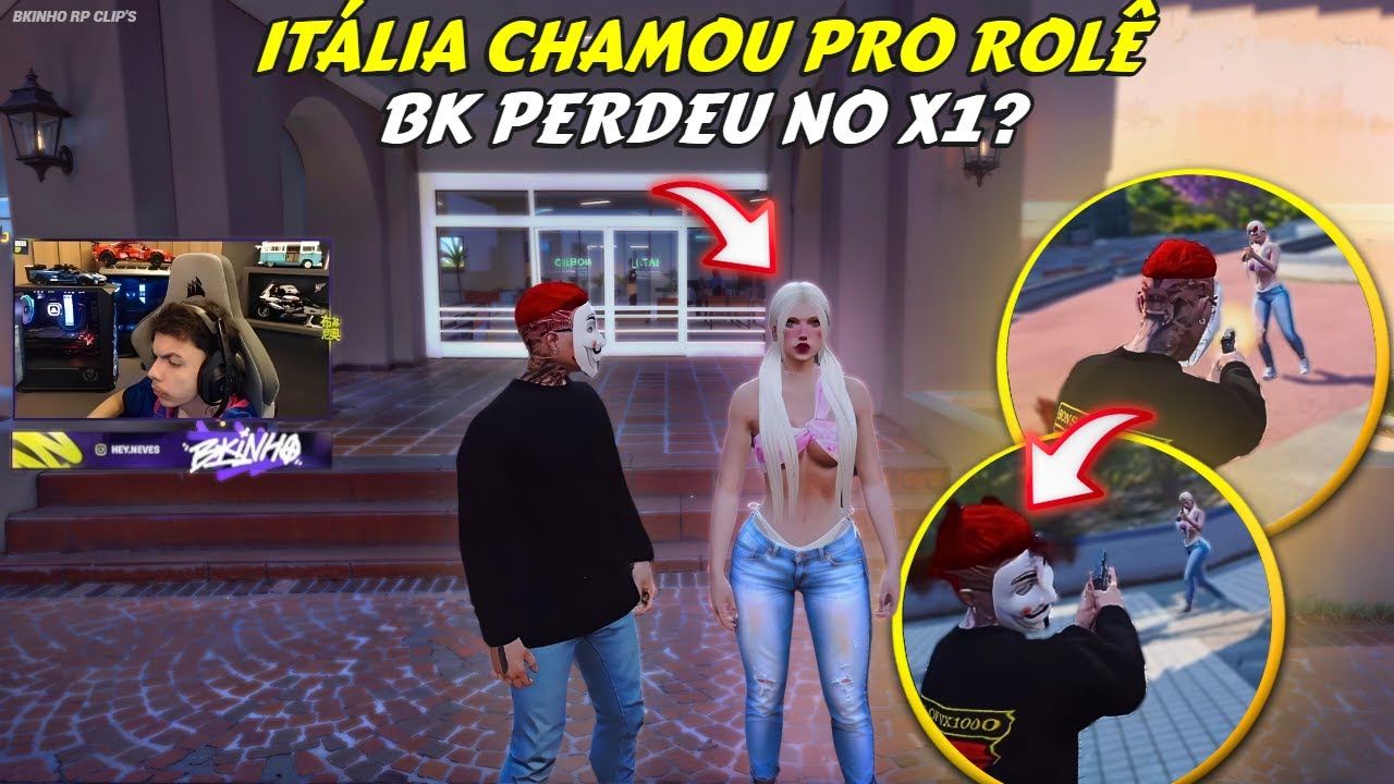 ITÁLIA CHAMOU O BK PRO ROLÊ | ALETALIA DE VOLTA? | X1 NA ARENA, BK PERDEU? - BKINHO RP CLIP'S