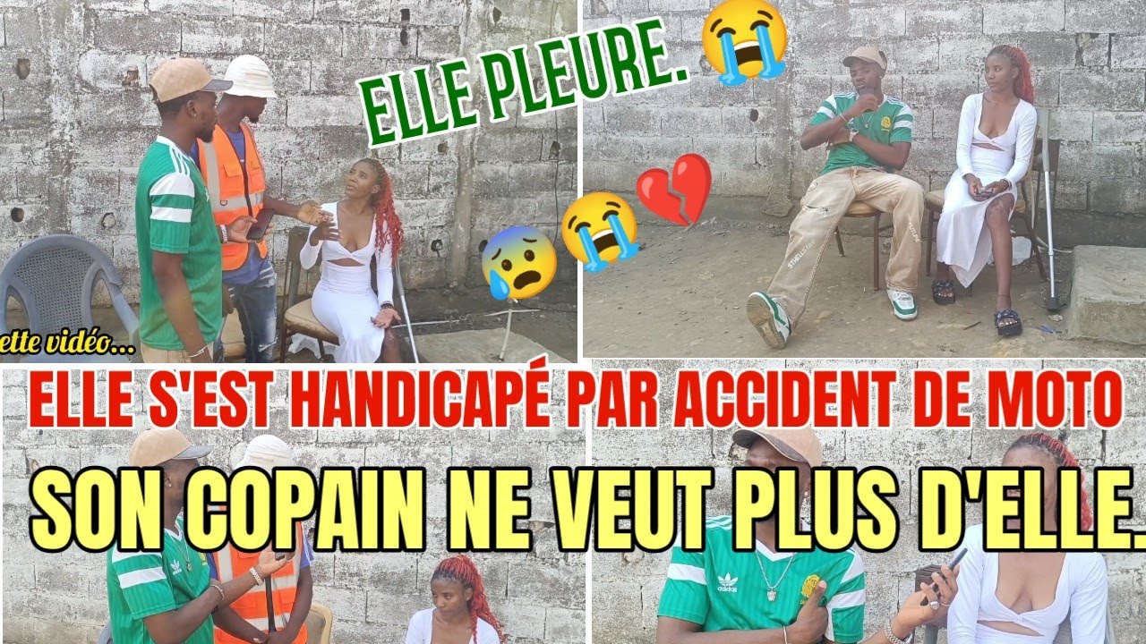 Test de fidélité, après son accident de moto  elle est devenue handicapé et son mec ne l'aime plus.
