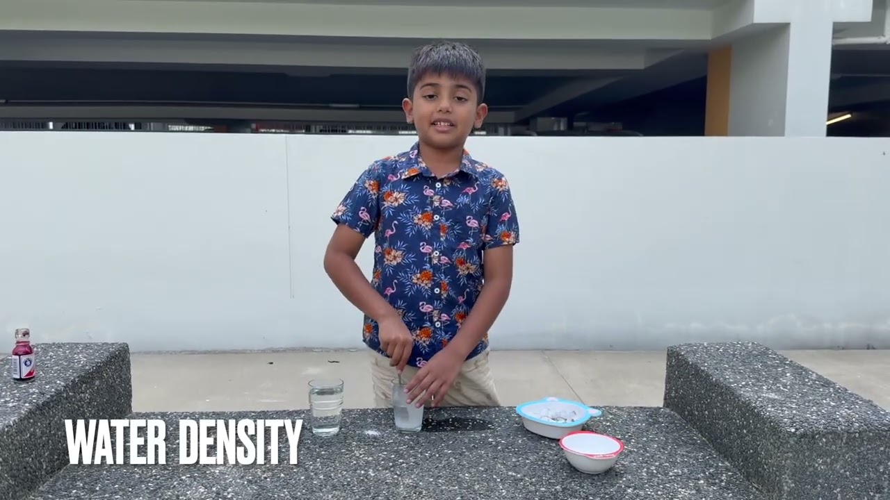 Water density experiment | Science | Mithun Baskaran