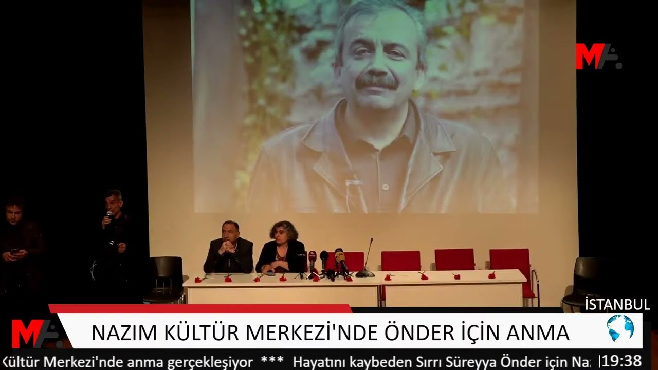 NAZIM KÜLTÜR MERKEZİ'NDE ÖNDER İÇİN ANMA