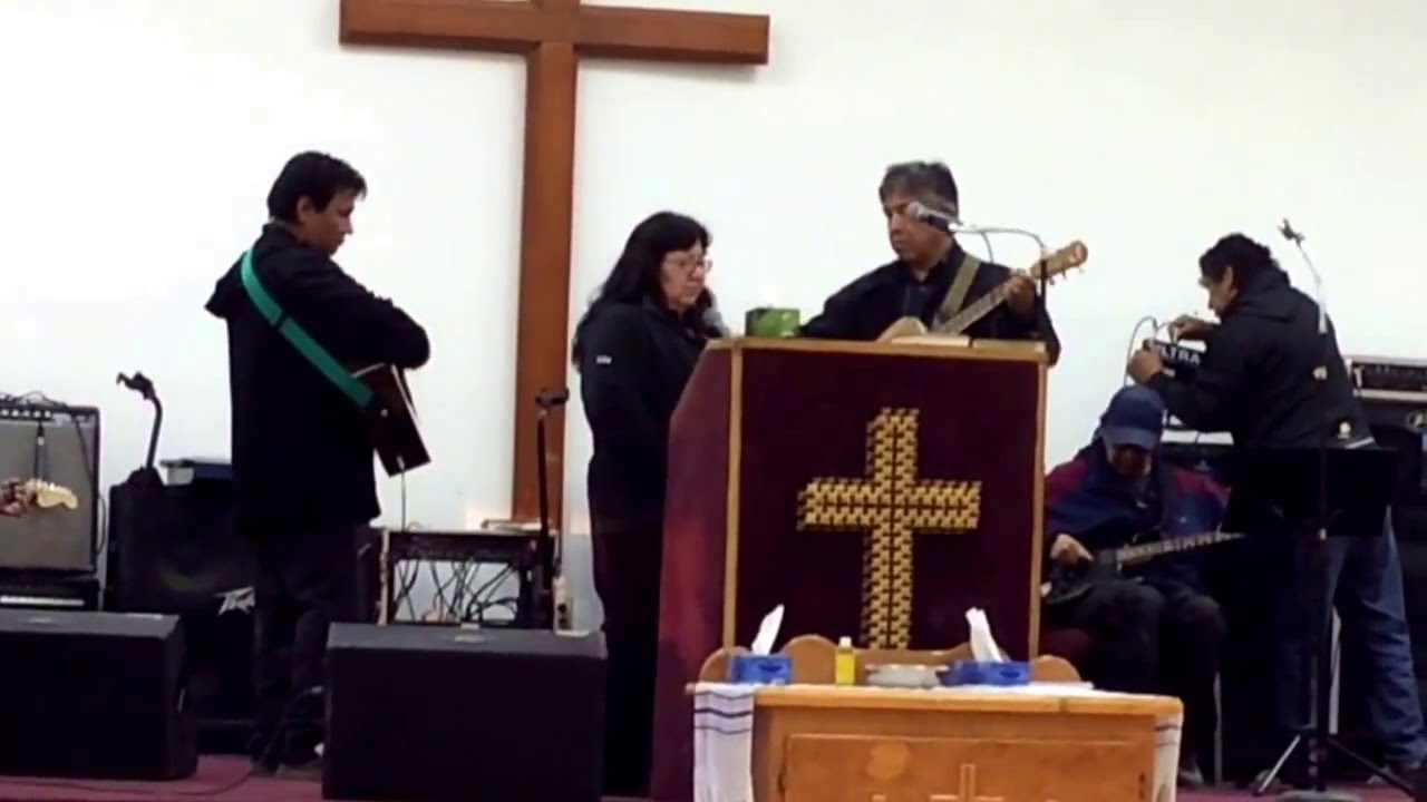 Ida Fiddler Singing God of the Mountain w/ Pastor David Fiddler
