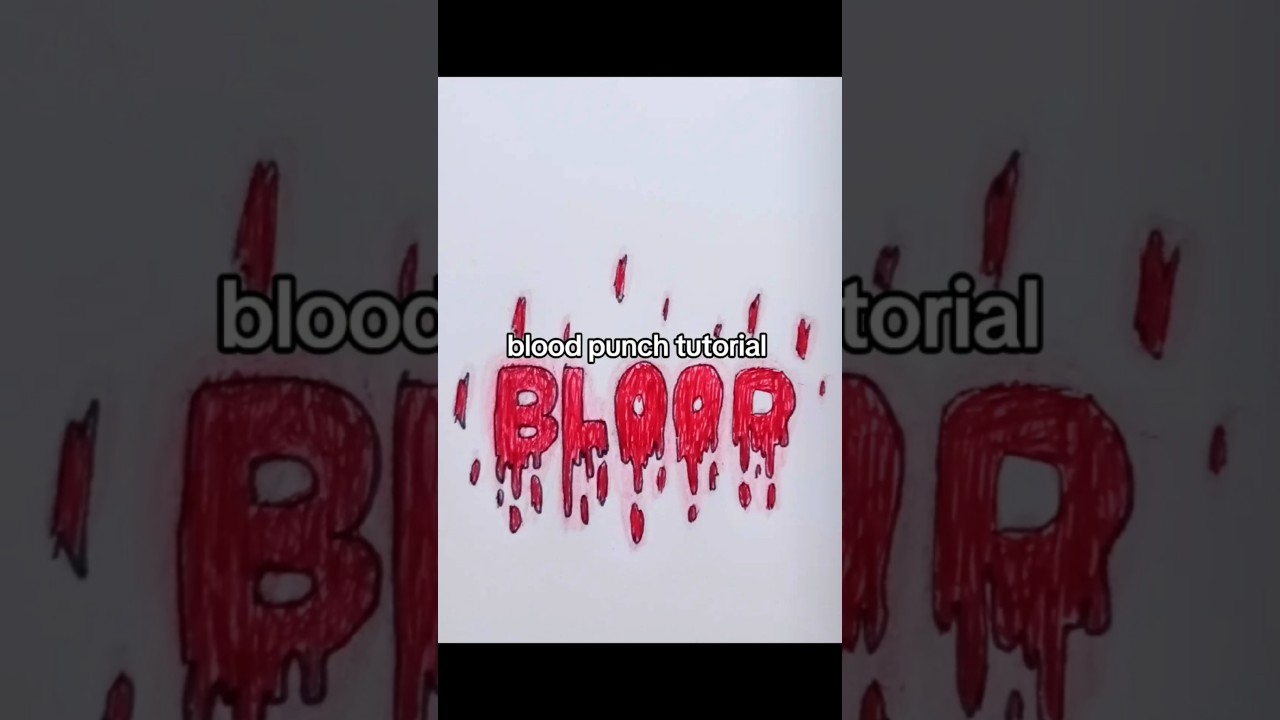 Blood punch tutorial 😱 Stickman #drawmaster