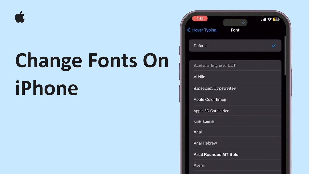 How To Change Fonts On iPhone 2025 | Customize Your iPhone Text Style
