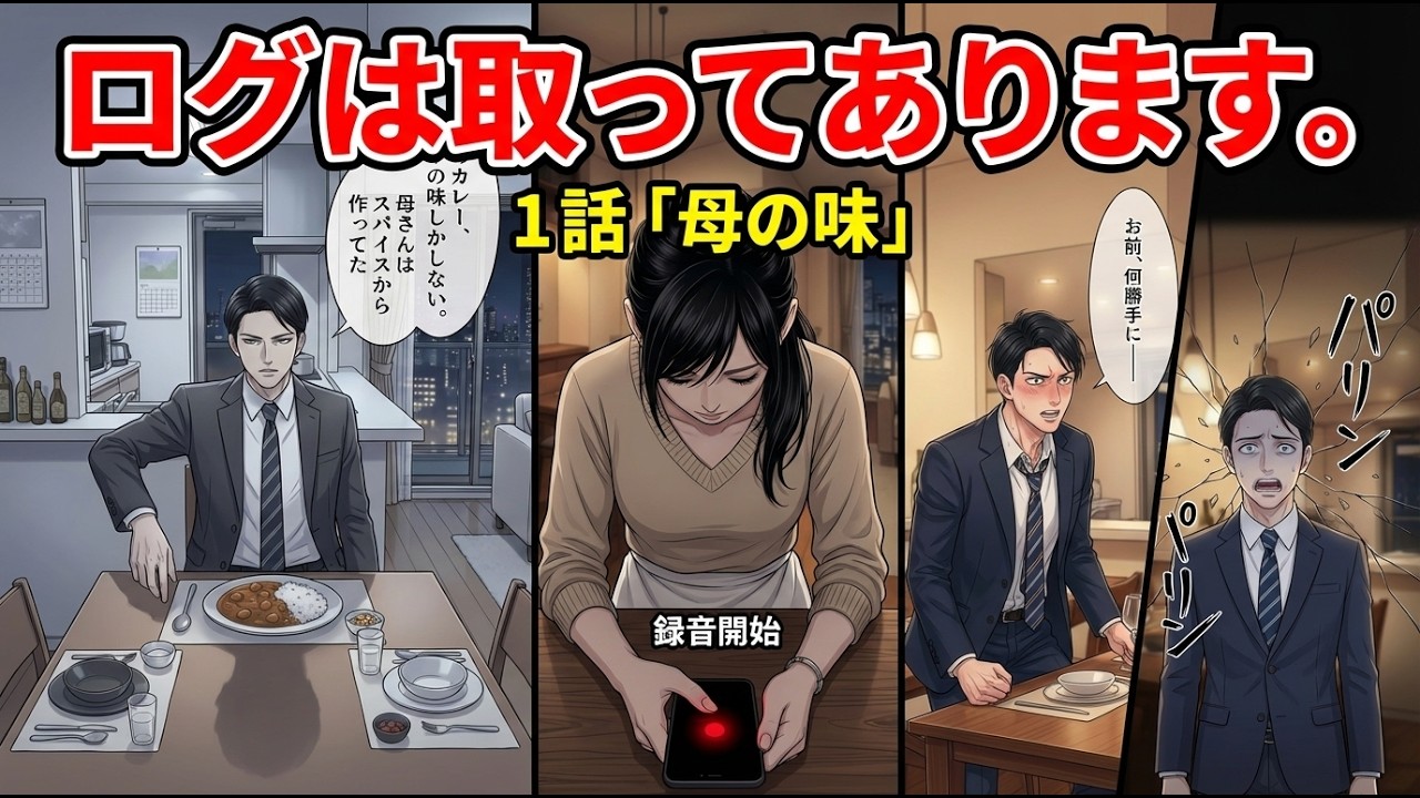 その1　漫画『ログは取ってあります。』第1話「母の味」