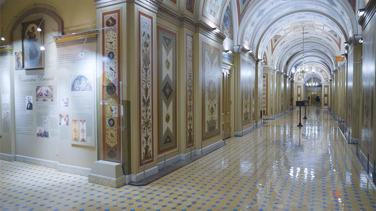 A Walk Through the Brumidi Corridors