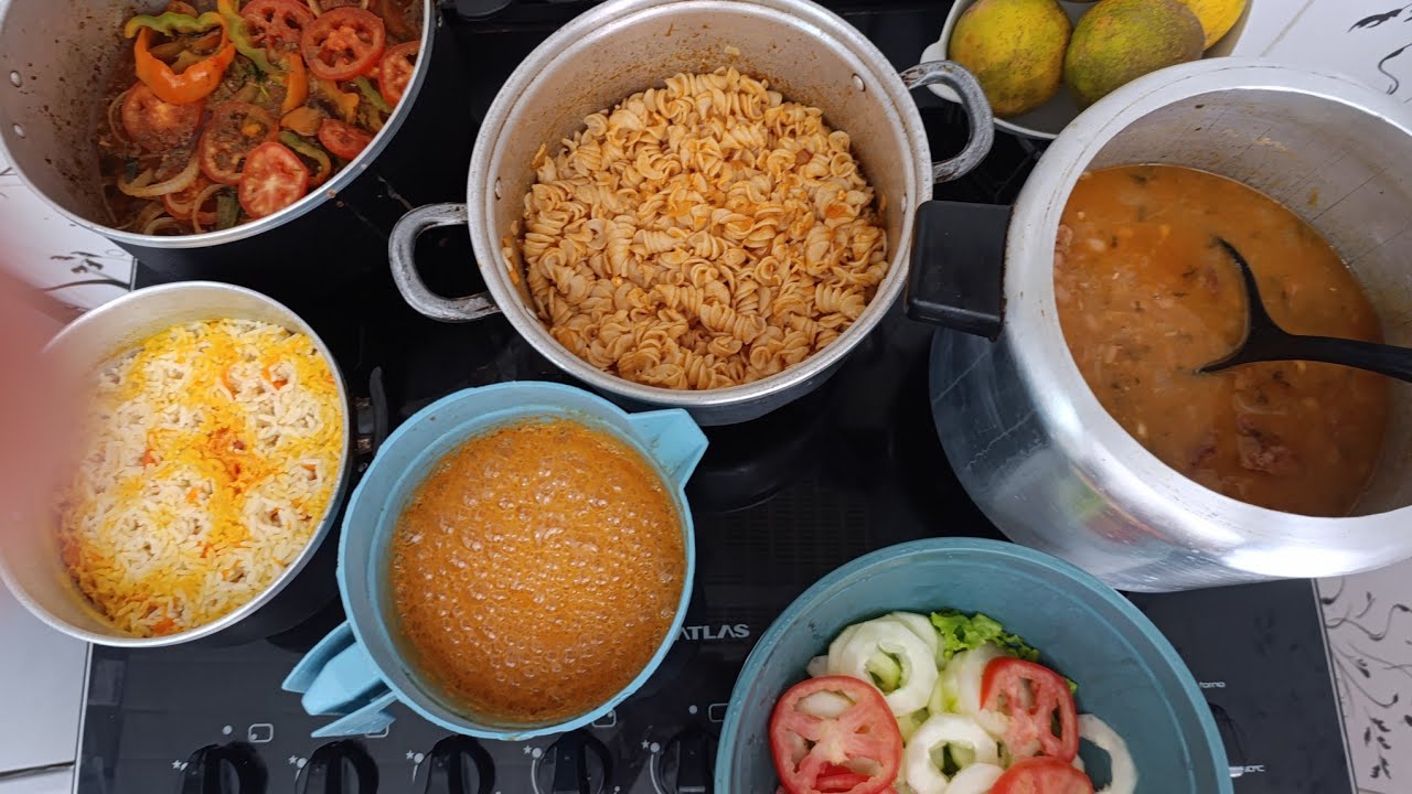 Boa tarde meu escrito brasileiro adotar minha rotina fazendo comida caseira para família