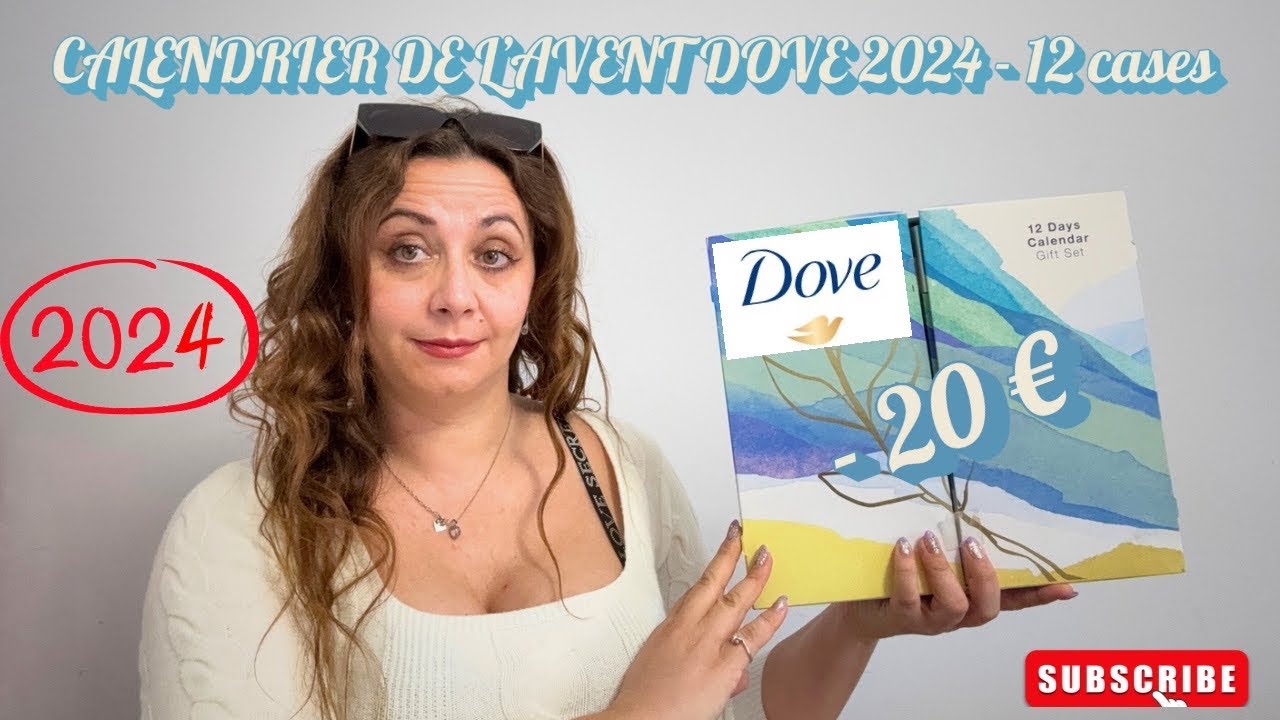 🎁 DOVE CALENDRIER DE L’AVENT 2024 - 12 CASES  À OUVRIR EN ATTENDANT NOËL 🎅