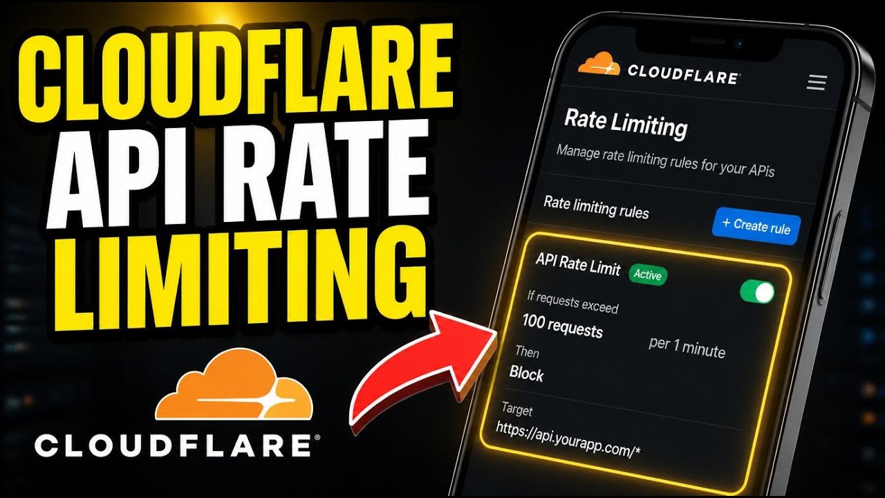 How to setup API rate limiting with Cloudflare for mobile backends - Easy Tutorial