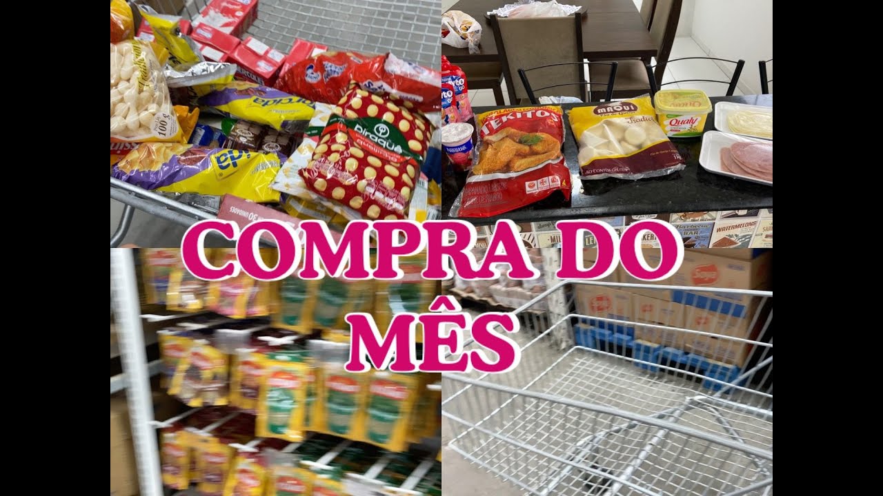 COMPRA DO MÊS DE FEVEREIRO 🛒🙏🙌 / JULIANA SILVA