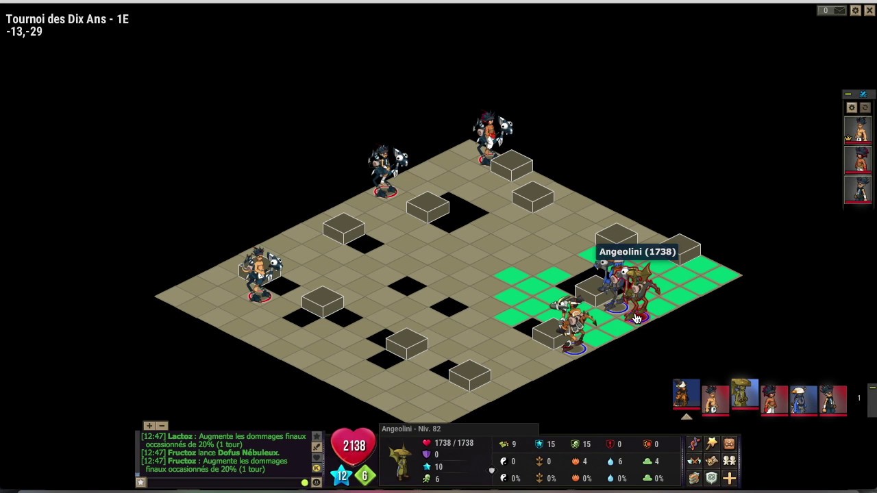 [Dofus] - Team Kolizeum lvl 60 - Koli vs lvl 80 une vrai boucherie !