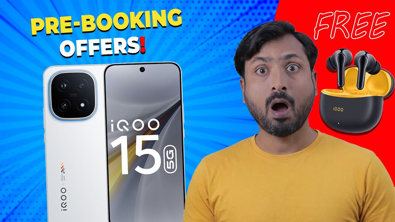 How to Pre-Book iQOO 15 (👉Free TWS & Launch Offers Explained)