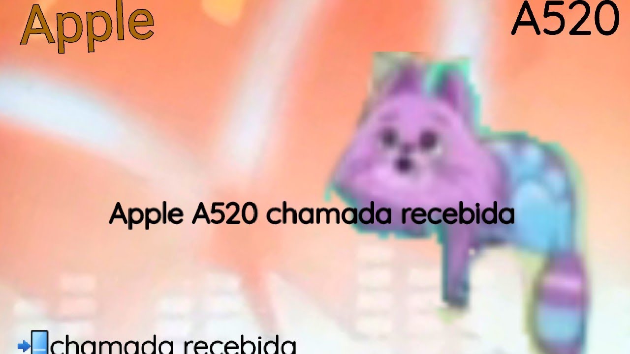 Apple A520 chamada recebida