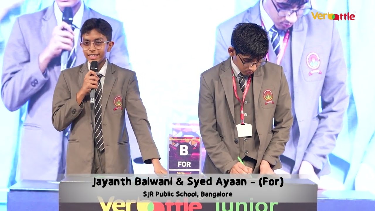 VERBATTLE JUNIOR FULL DEBATE 2025  HYPOCRISY IS MORE REGRESSIVE THAN JEALOUSY
