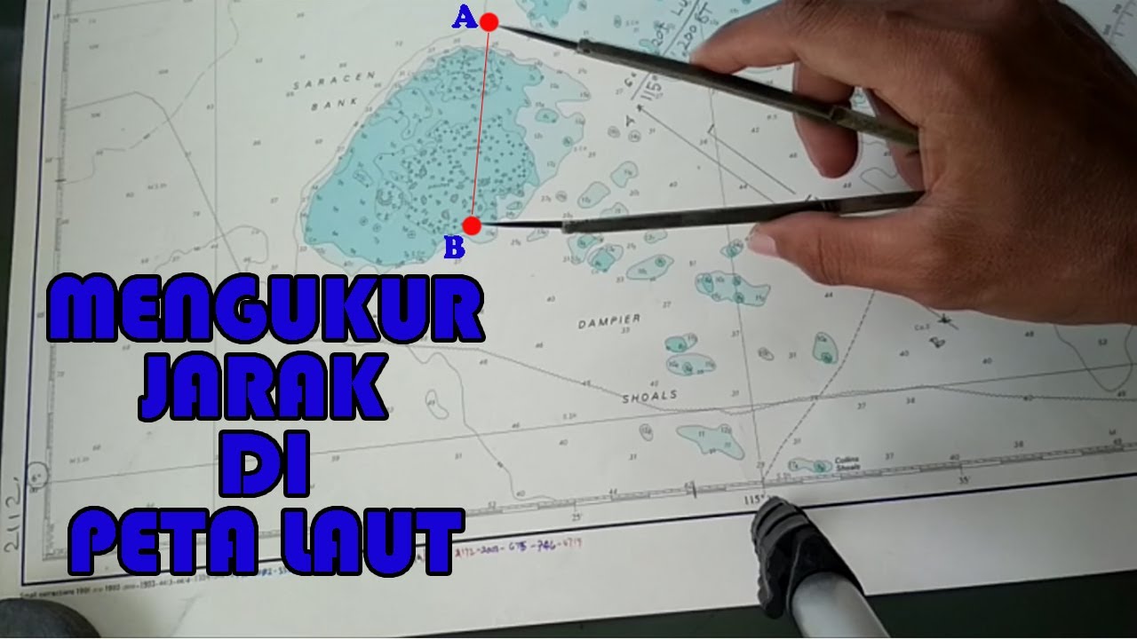 Cara Mudah Mengukur Jarak di Peta Laut
