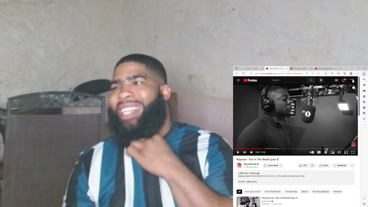 Rapman - Fire in the booth (part 1) |Reaction