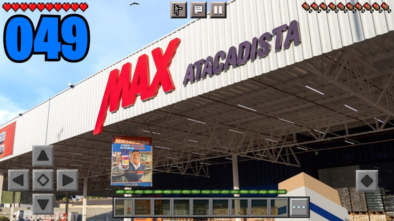 PROJETO MAX ATACADISTA NO MINECRAFT!! - Construindo uma Cidade 5 #49