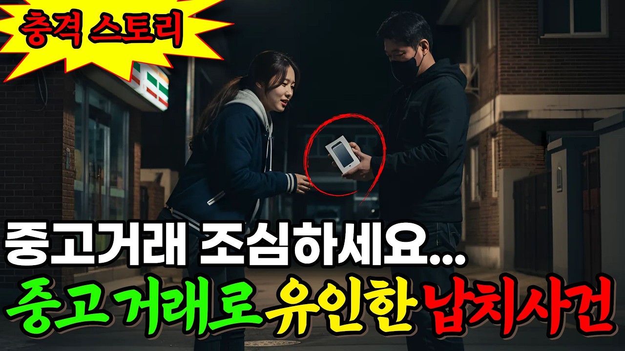 2012년 아이폰 중고 거래 하러 갔다가 사라진 내딸, 5년만에 걸려온 충격적인 전화에 드러난 진실!!
