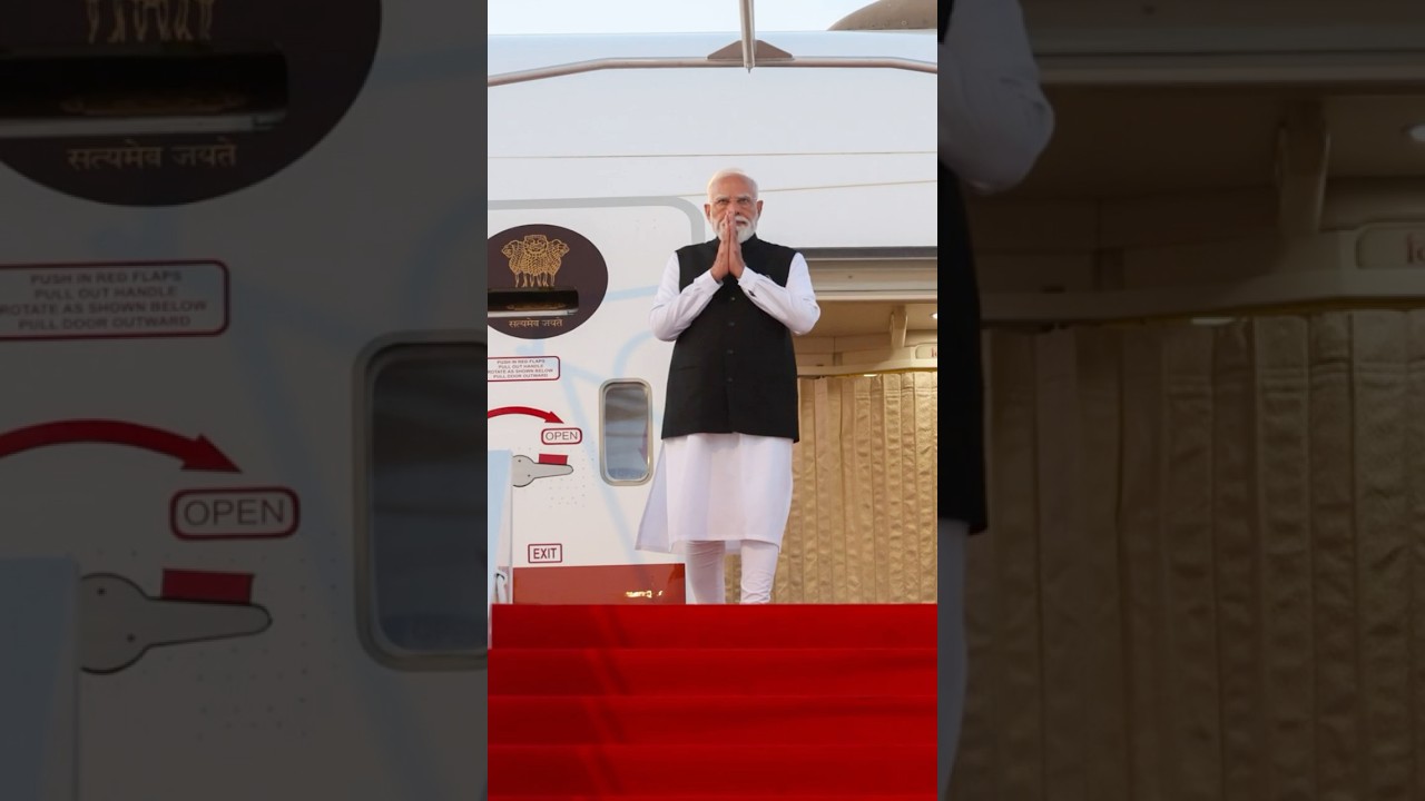 PM Modi arrives in Paris | #vivatech | #france | #shorts