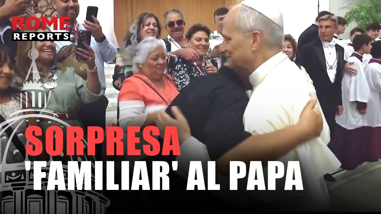 Sorpresa 'familiar' al papa: un reencuentro con Chiclayo en la audiencia
