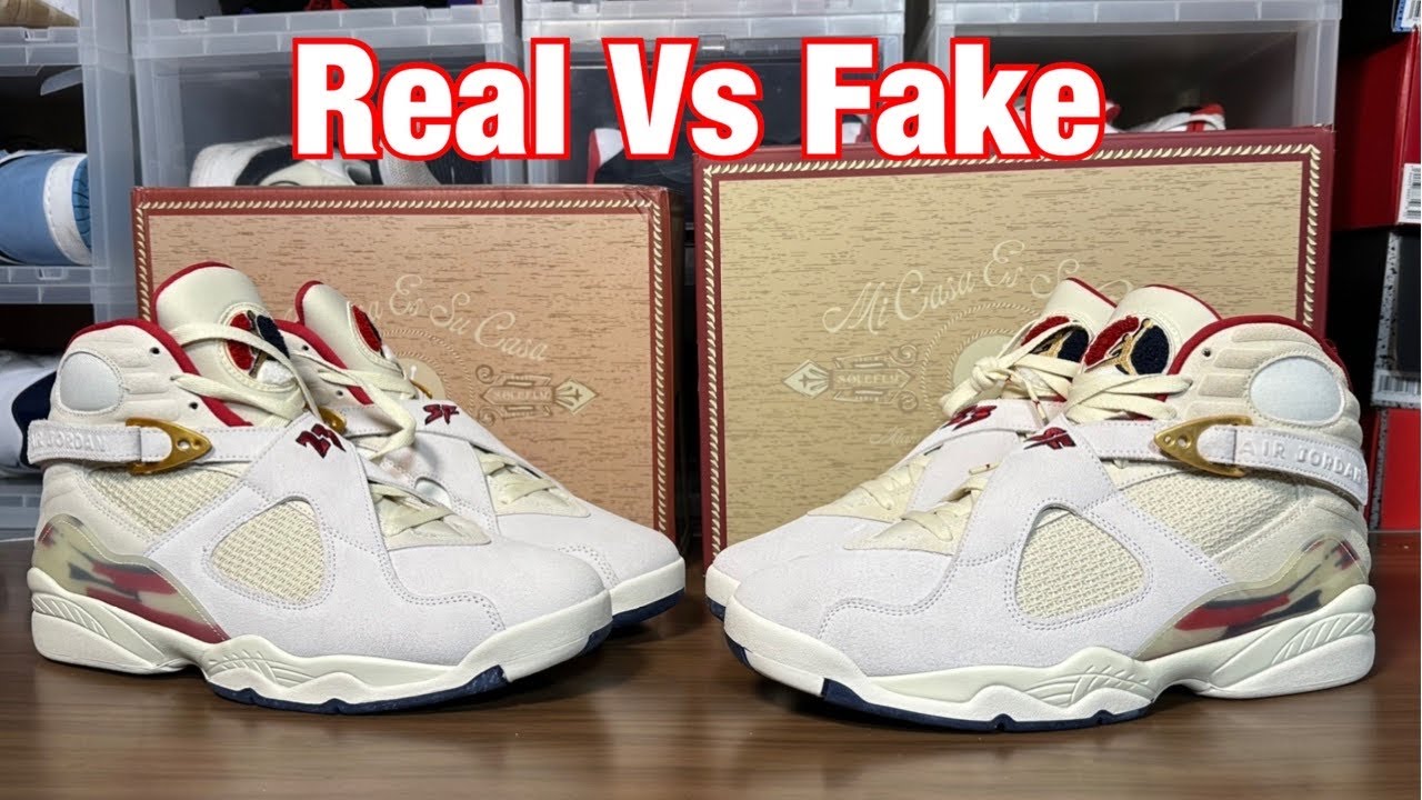 Air Jordan 8 x Solefly Mi Casa Su Casa Real Vs Fake Review