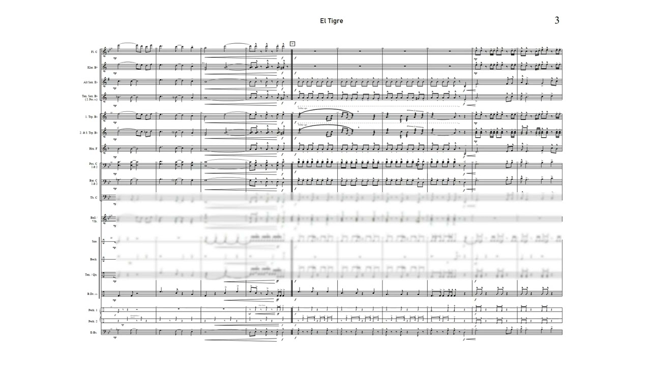 EL TIGRE | für Marching Band | Corps Style