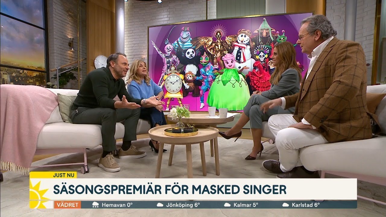 I kväll har Masked Singer premiär: ”Fler skruvar än någonsin” | Nyhetsmorgon | TV4 & TV4 Play