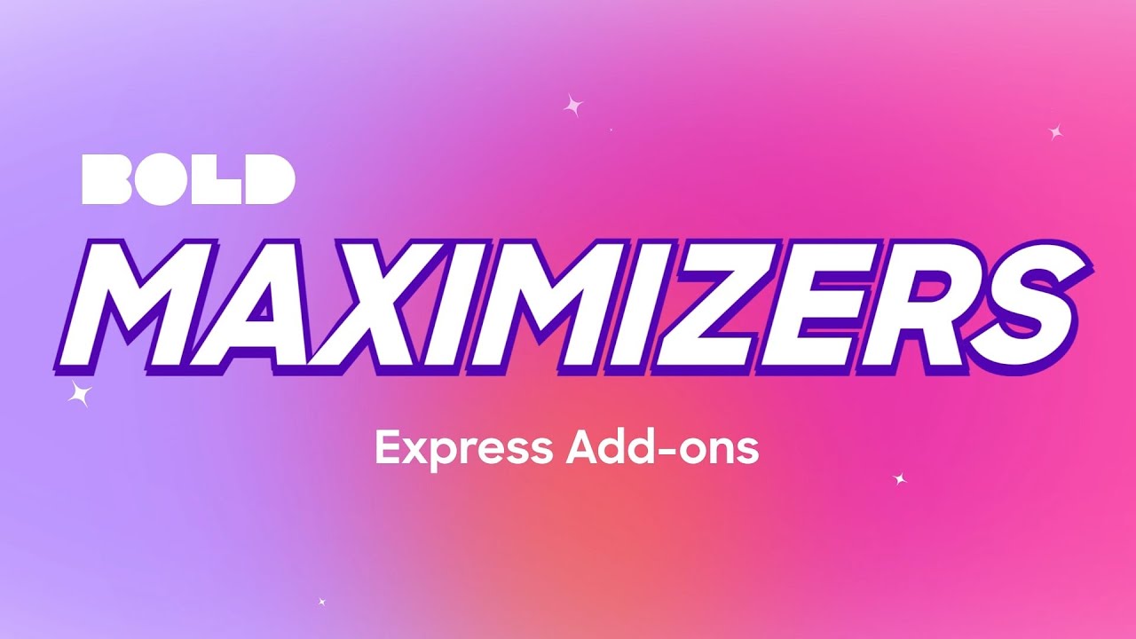 Экспресс-дополнения с Bold Apps для Shopify