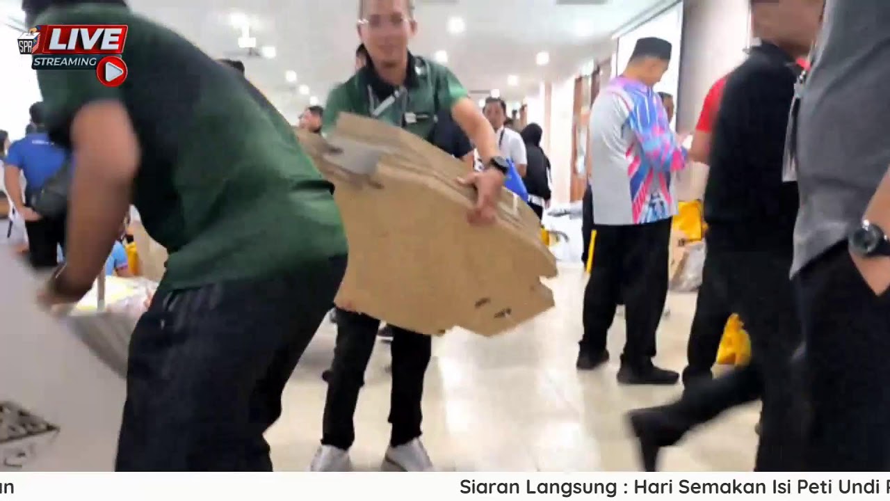 Siaran Langsung : Hari Semakan Isi Peti Undi PRK P.187 Kinabatangan dan N.58 Lamag