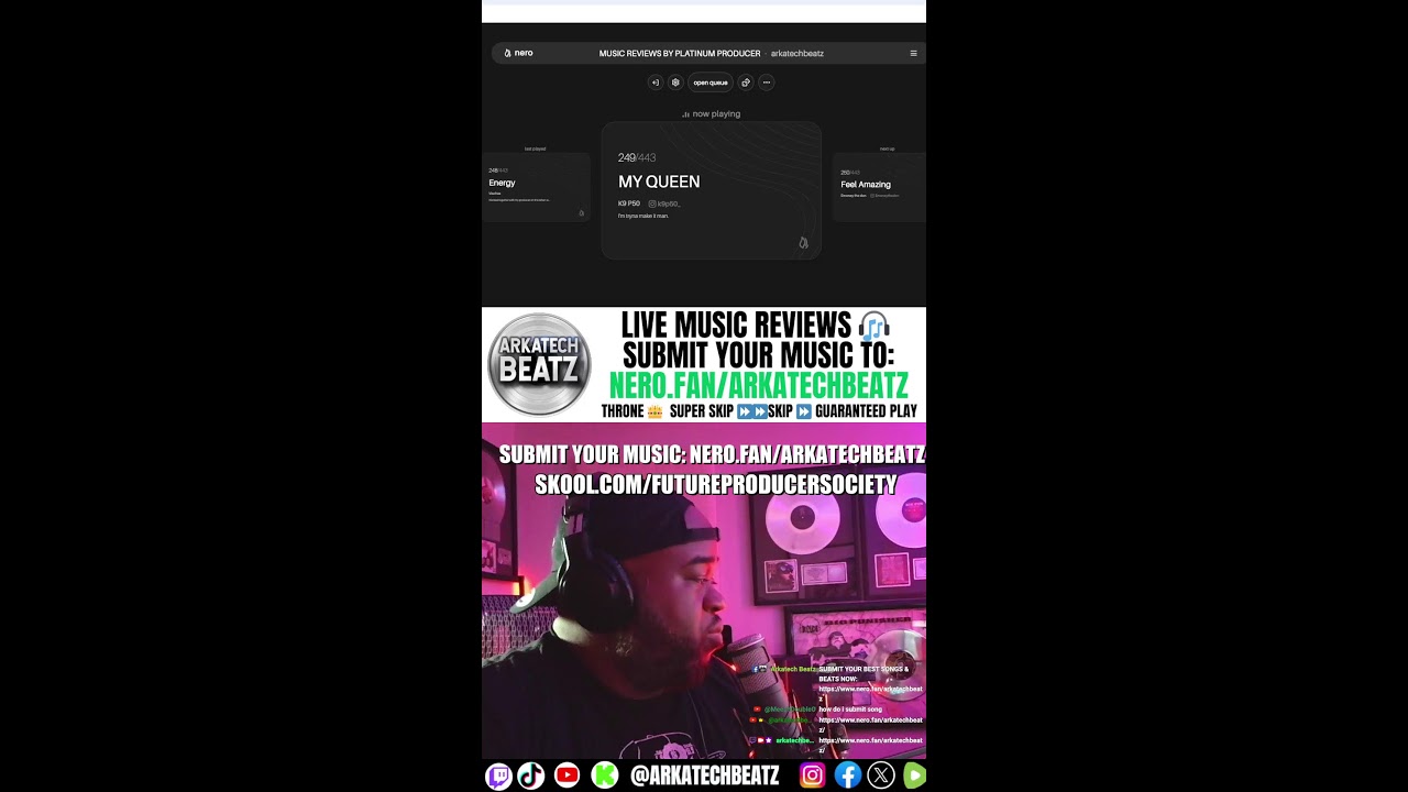 MAX B, NAS, FRENCH MONTNA PRODUCER: LIVE MUSIC REVIEWS SUBMIT YOUR MUSIC NOW! (Portrait)