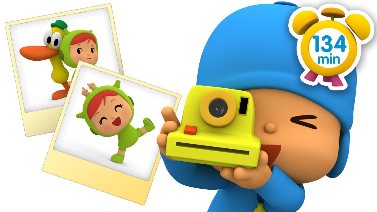 📸 POCOYÓ en ESPAÑOL - Fotos divertidas [ 134 minutos ] | CARICATURAS y DIBUJOS ANIMADOS para niños