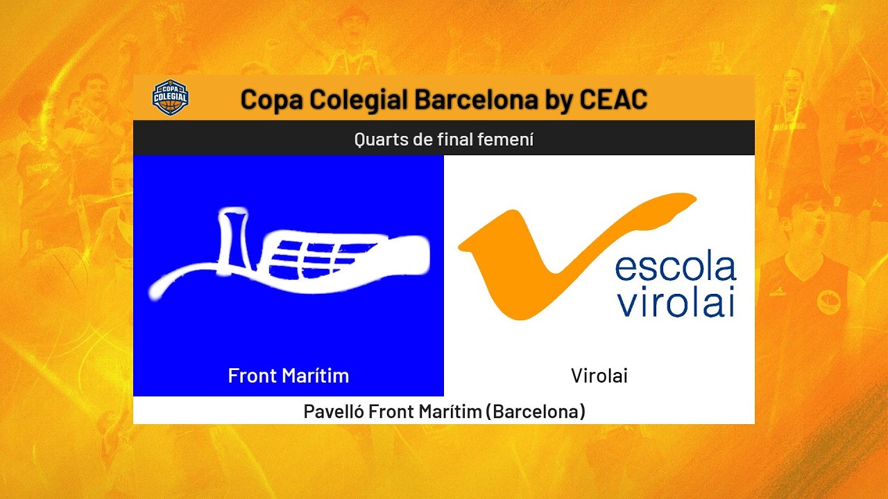 Front Marítim  vs. Virolai  - Quarts de final Femení | Copa Colegial Barcelona by CEAC