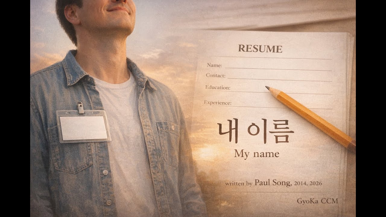 내 이름 [교카 CCM] - written by 2014, 2026 #내이름 #만족함 #자족 #자존감 #교회옆카페 #교카 #ccm #gyoka #부모님 #입신양명 #유명