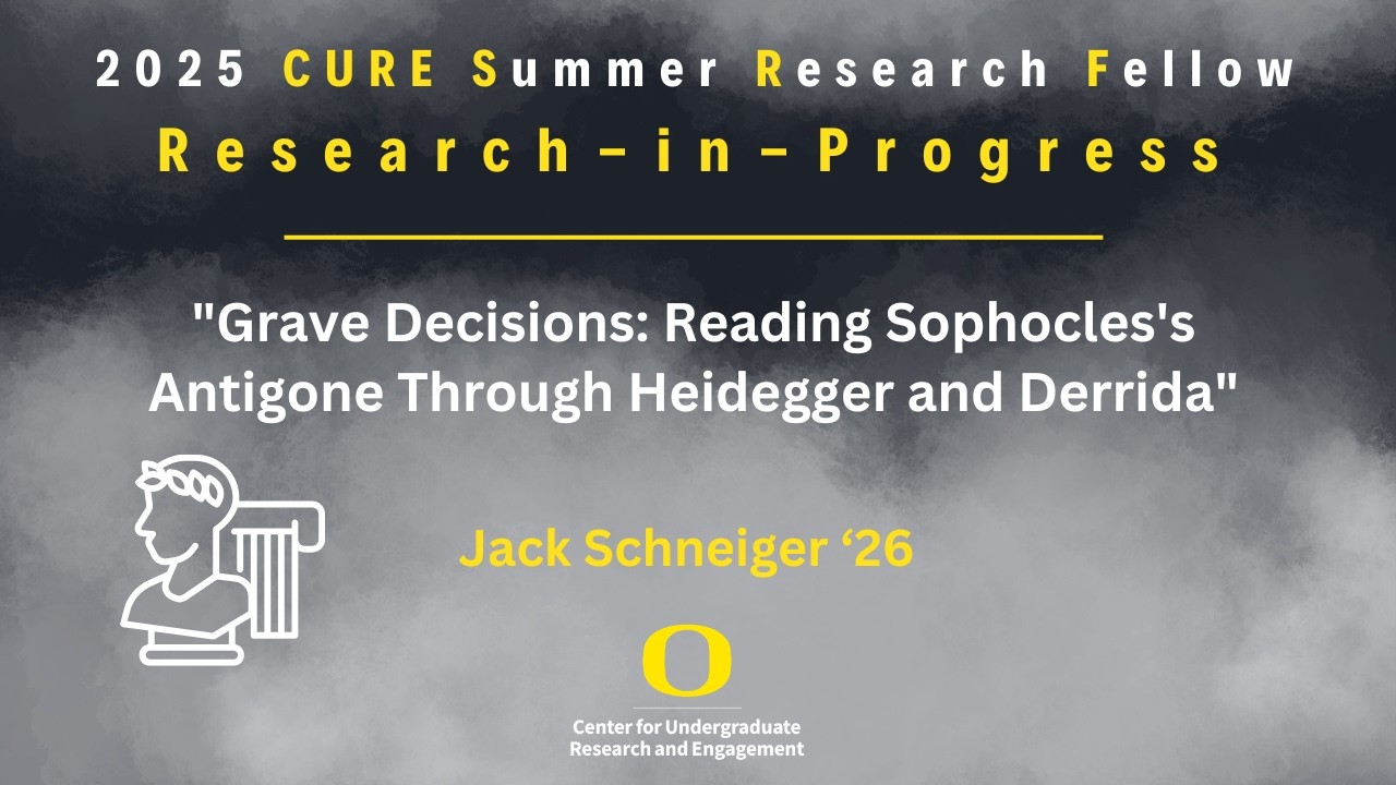 Grave Decisions: Reading Sophocles's Antigone Through Heidegger and Derrida