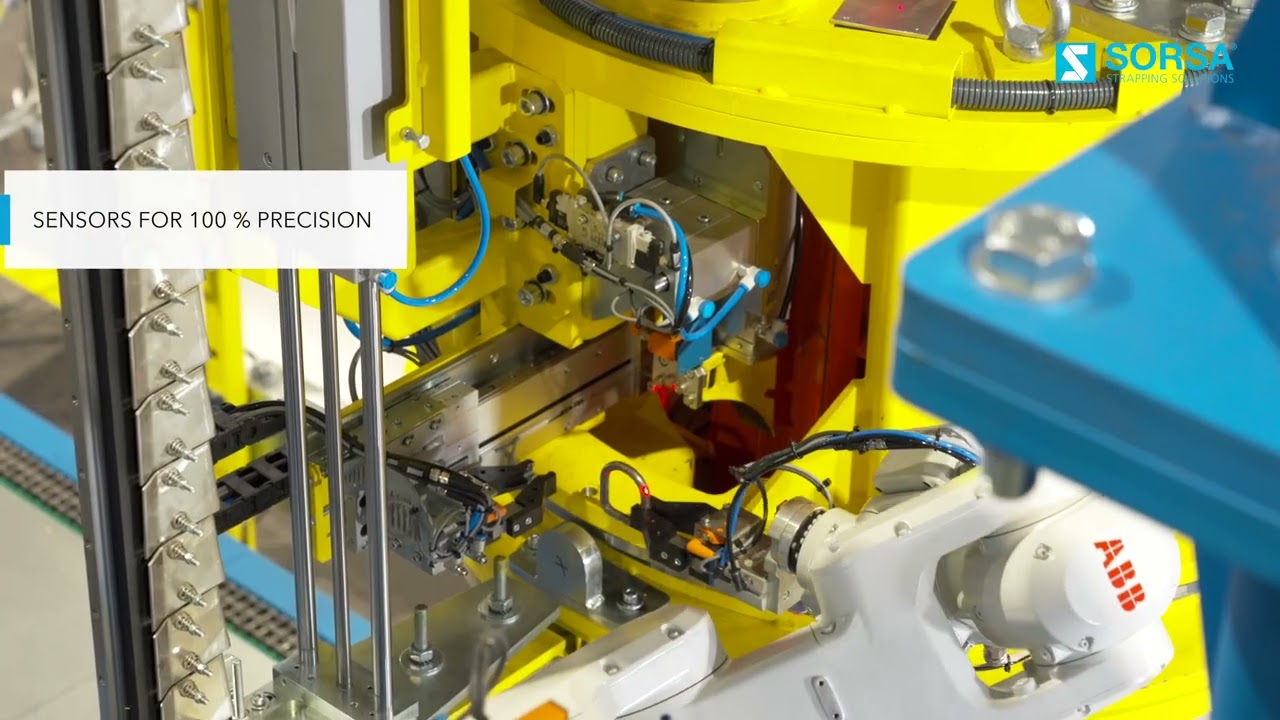 AUTOMATIC PRESS & STRAPPING LINE FOR WIRE COILS